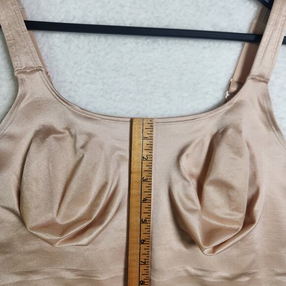 Ruby Ribbon Original Cami Sz 46 3XL Pale Tan Compression Shapewear Stretch #3022 - Picture 9 of 13